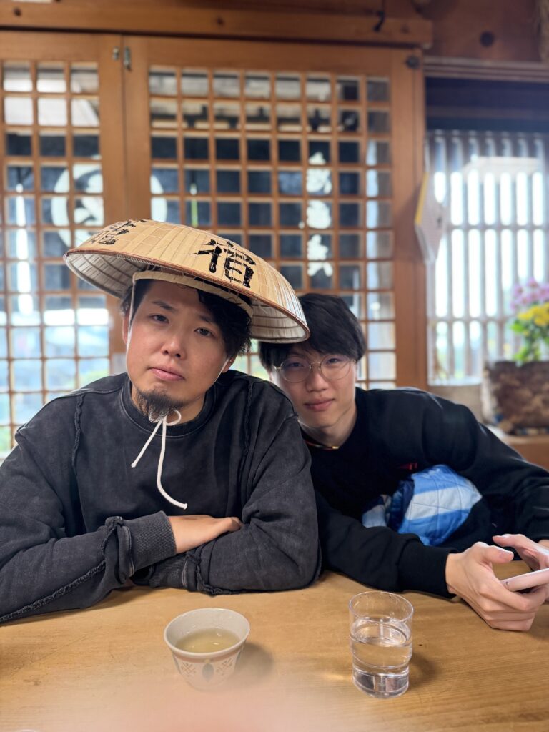 馬籠宿での昼食